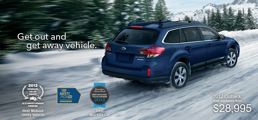 Introduction - 2012 Outback - Subaru Canada Introduction - 2012 Outback - Subaru Canada