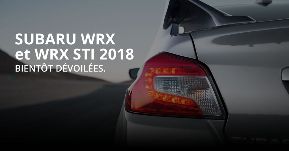 2018 Subaru WRX
