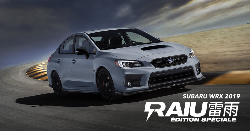 la Subaru WRX Raiu 雷雨 édition spéciale 2019