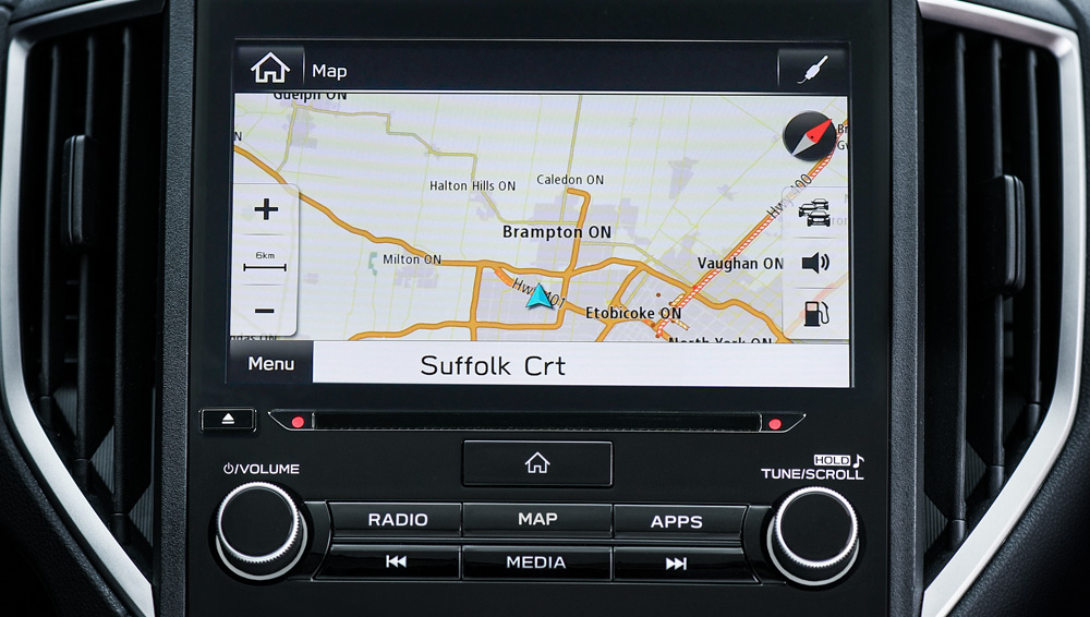 La Subaru Crosstrek 2021 - un écran tactile multipoint haute résolution de 6,5 po ou de 8 po, qui sert d’interface de contrôle pour rester connecté, se divertir et s’informer