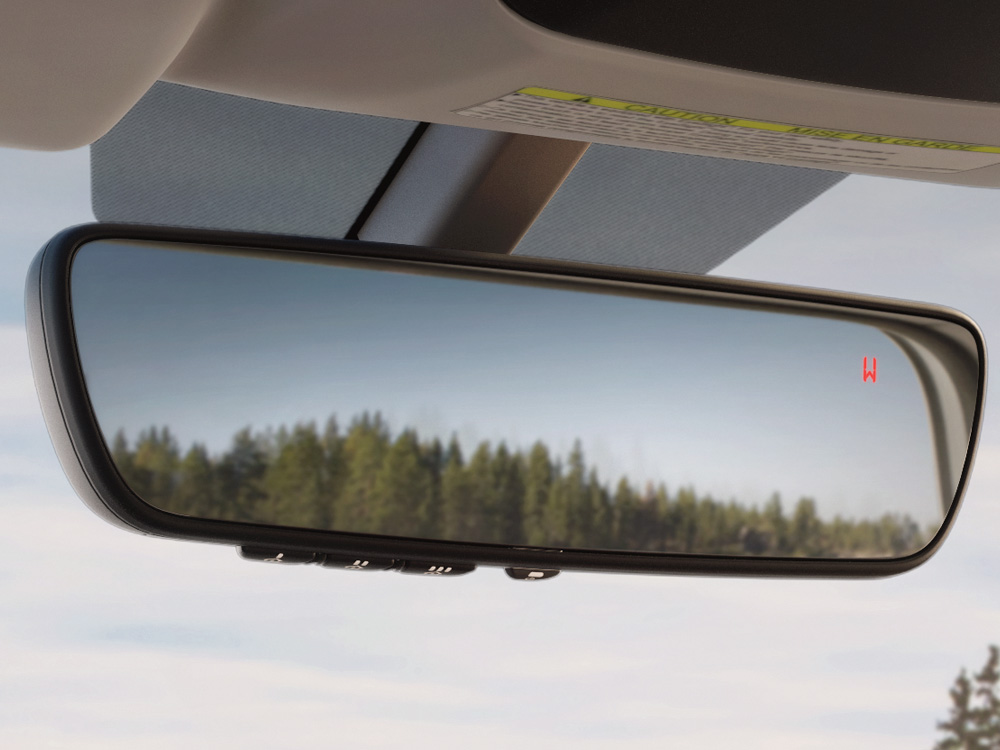 2021 Subaru Outback Auto-dimming Rear-view Mirror with Homelink<sup>®</sup>
