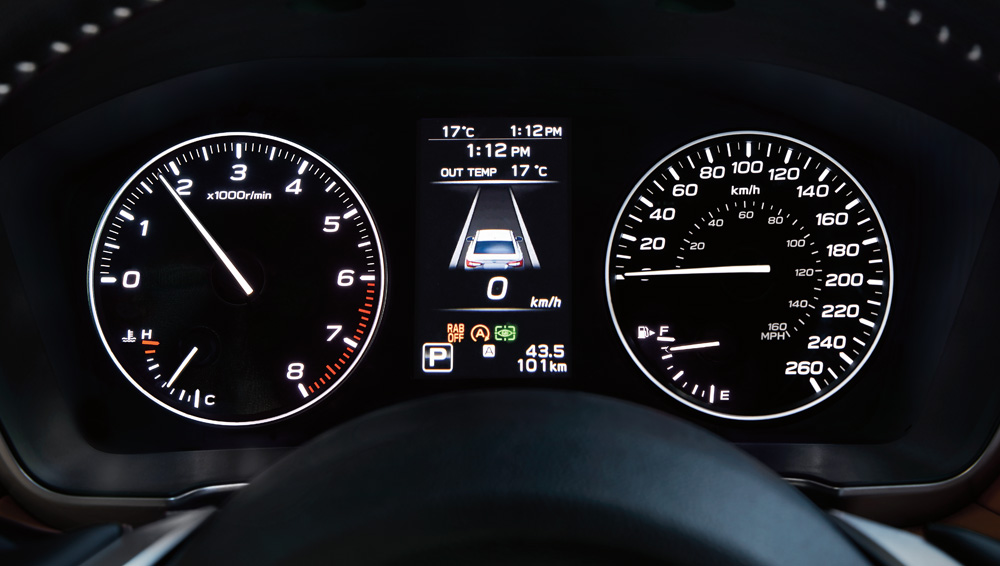 Subaru Legacy 2022 Cadrans et afficheur multi-information