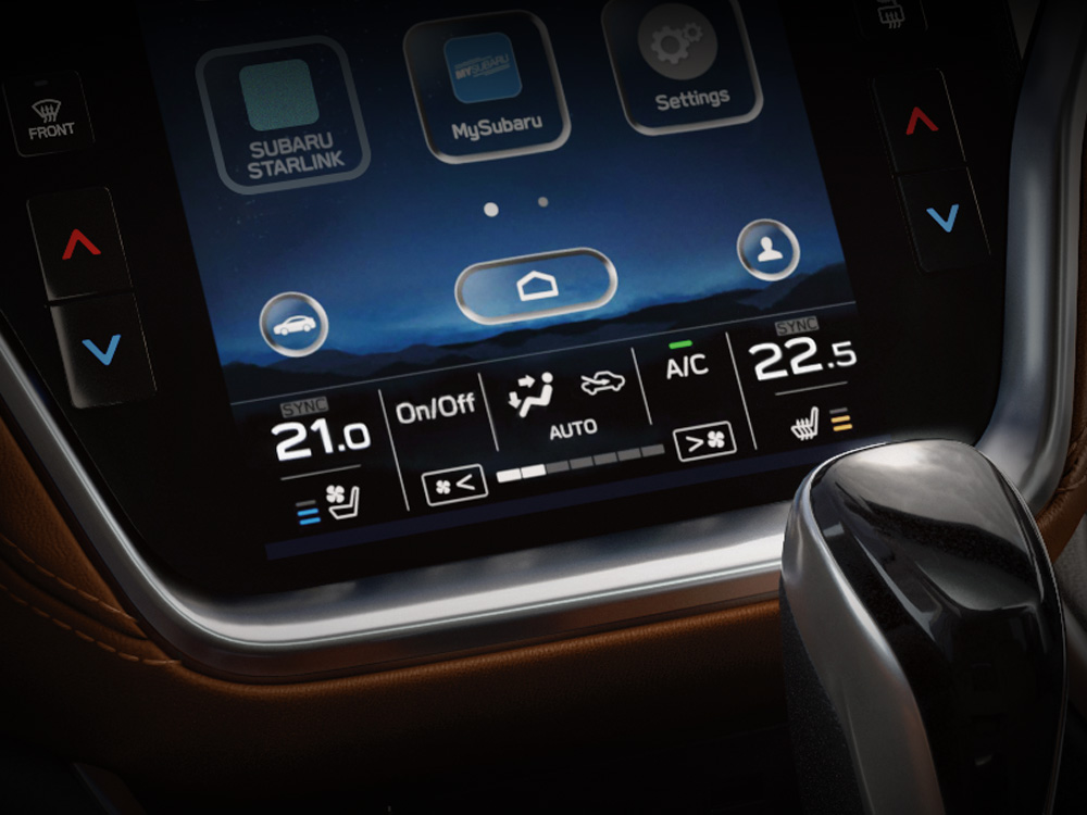 2022 Subaru Legacy Dual-zone Automatic Climate Control