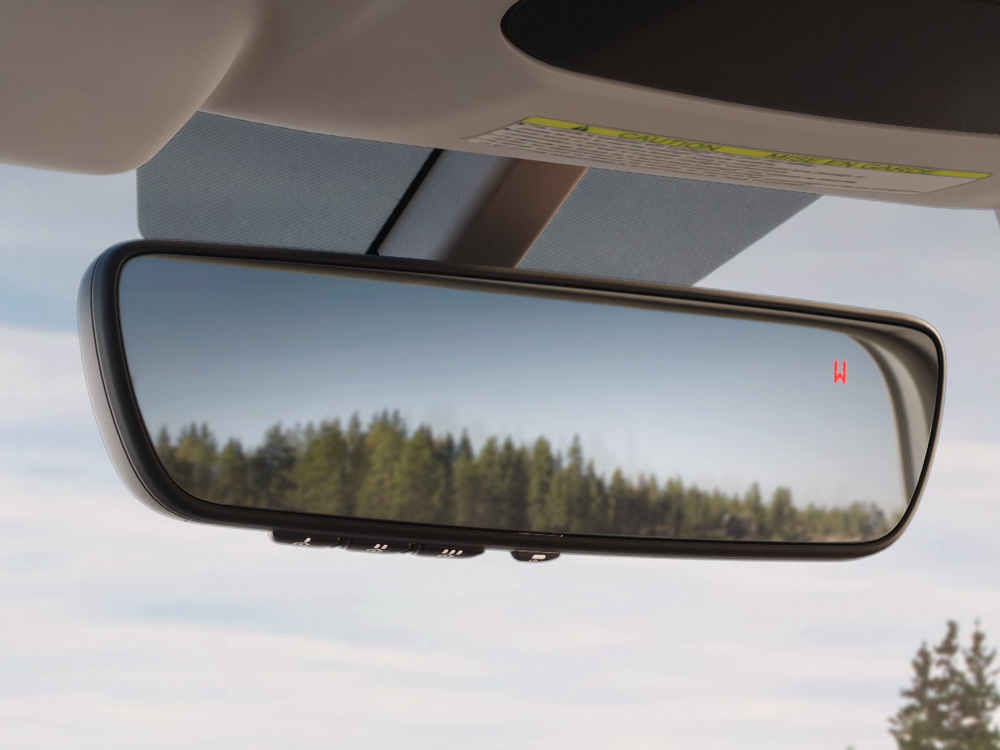 2022 Subaru Legacy Auto-dimming Rearview Mirror with Homelink<sup>®</sup> & Compass