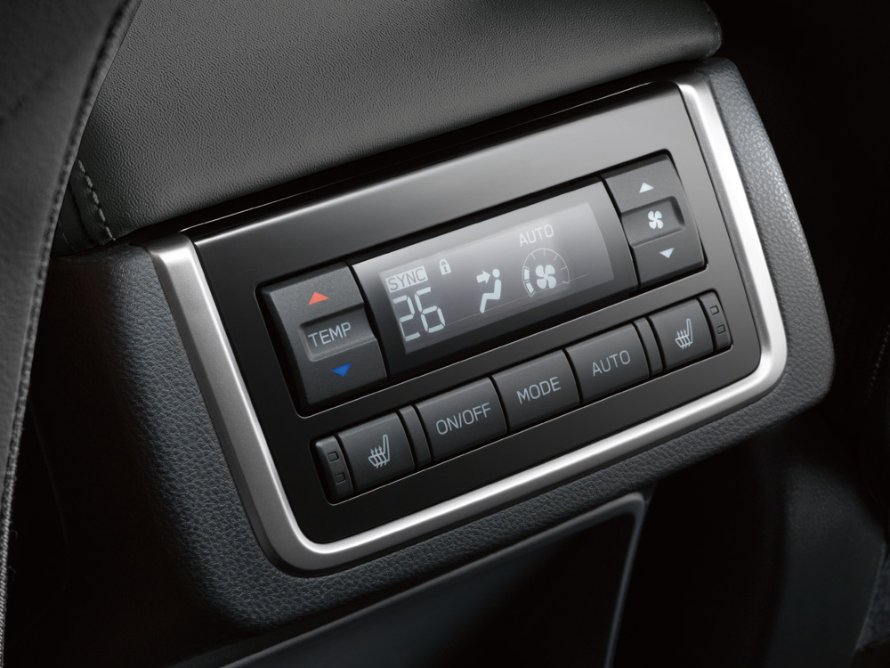 2022 Subaru Ascent Rear HVAC Controls