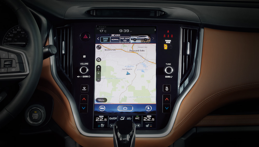 Subaru Outback 2022 Système d’infodivertissement à écran de 11,6 po avec navigation
