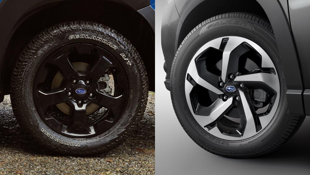 2023 Forester aluminum alloy wheels