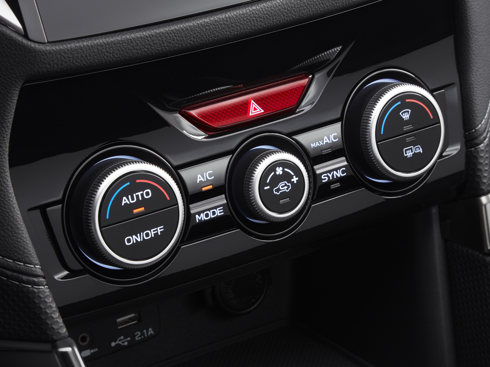 Dual automatic climate controls for 2023 Forester Touring to Premier trims.