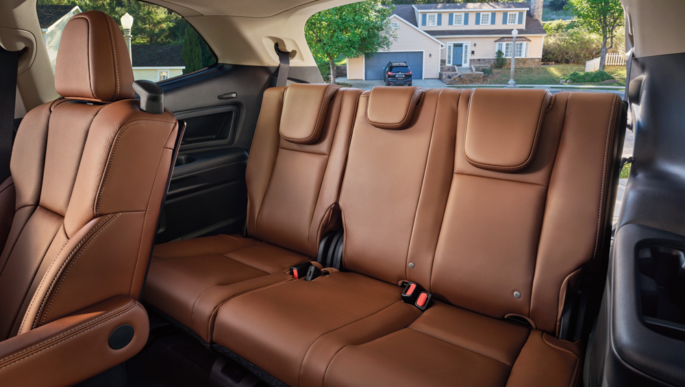 Shot of the 3rd row seats of the 2023 Ascent Premier.