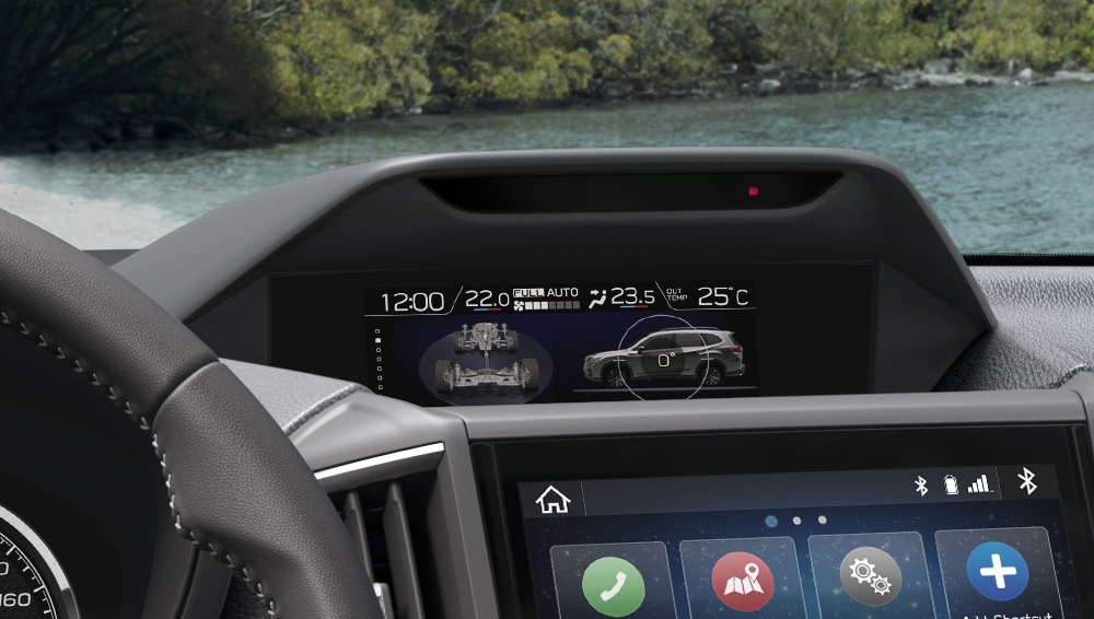 2024 Forester Touring – Premier trims 6.3-inch multi-function colour display.