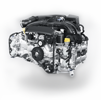 An image of a complete Subaru 2.5L BOXER<sup>®</sup> engine