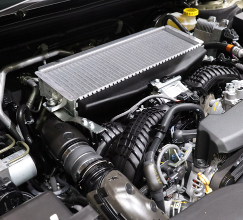 Image of 2.4L Subaru turbocharged BOXER® engine.