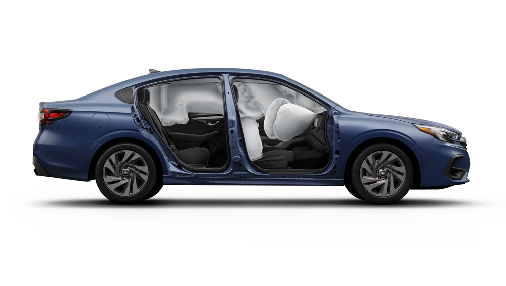 Side image of Legacy showing the airbags.