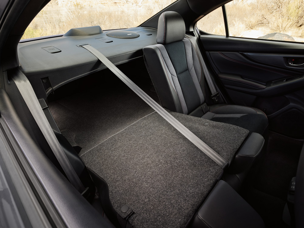 2024 WRX with 60/40 fold down rear seats.