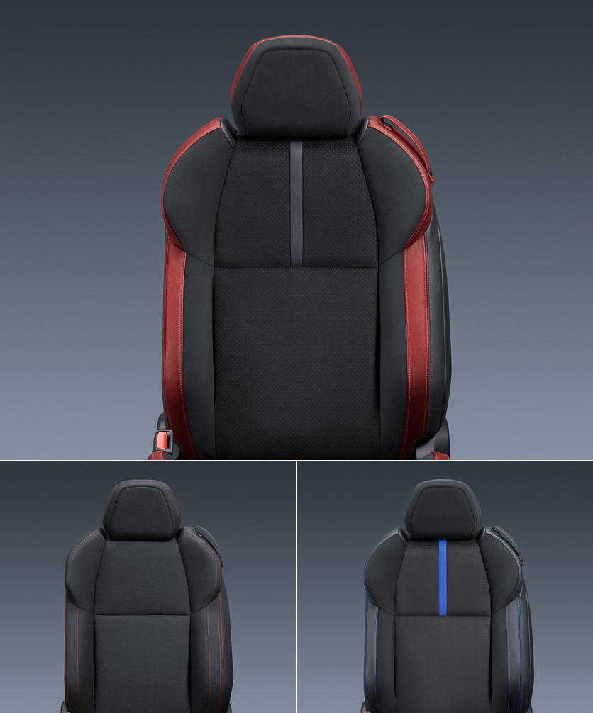 Shot of the BRZ performance sports seat.