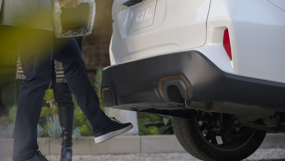 Capteur de mouvement de pied du hayon électrique de la Forester 2026.