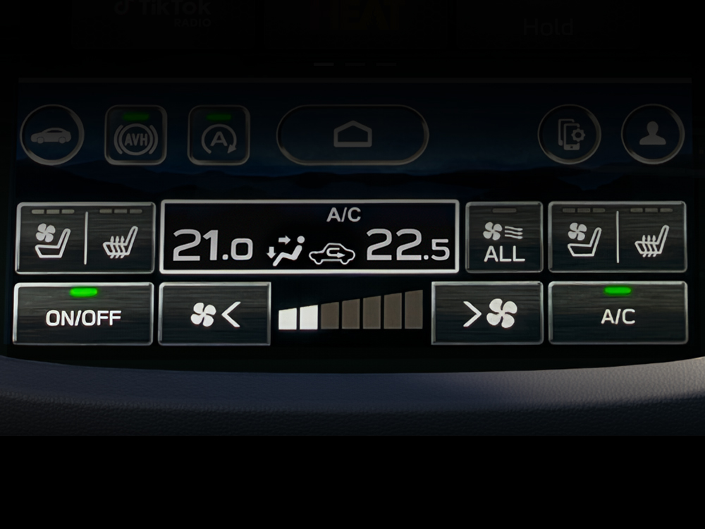Dual automatic climate controls for 2026 Forester Convenience to Premier trims.