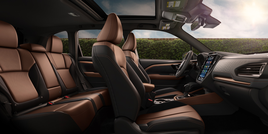 Side shot of 2026 Subaru Forester Premier interior.