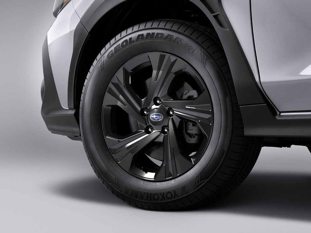 17-inch Black Aluminum Alloy Wheels