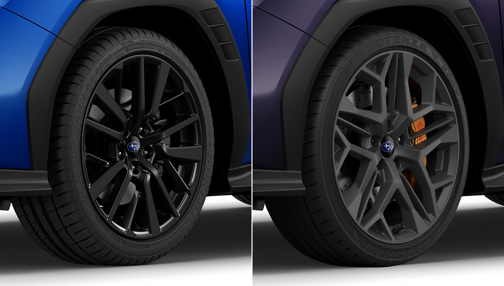 Alloy wheel designs for 2026 WRX.