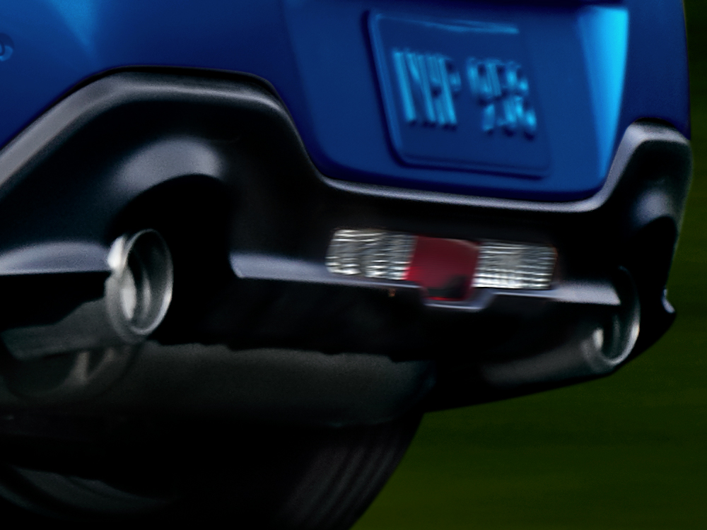 Dual Exhaust with Stainless Steel Tips