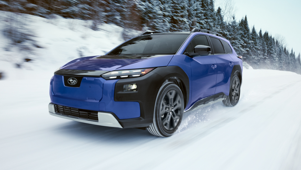 The electric drivetrain on snow and ice.