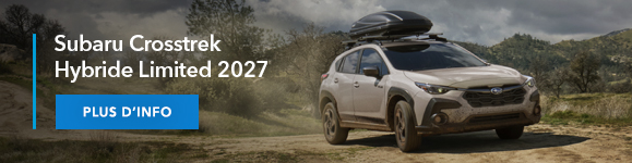 En savoir plus sur le Crosstrek Hybride Limited 2026