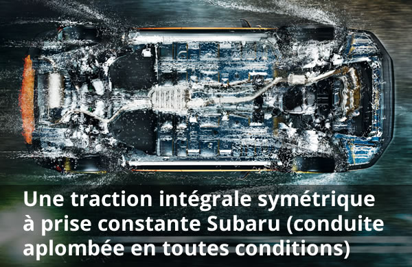 Subaru symmetrical Full-Time AWD (for when the going gets rough) 