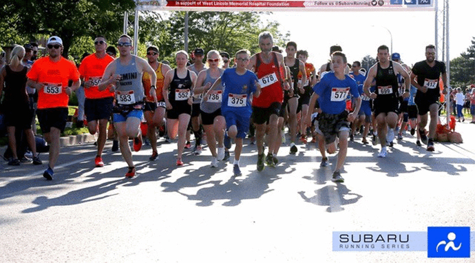 Image de coureurs sur la ligne de départ.