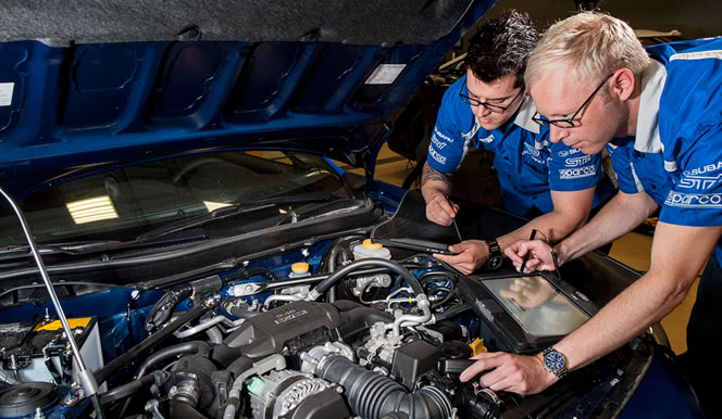 Après cet examen minutieux effectué par les techniciens formés par Subaru