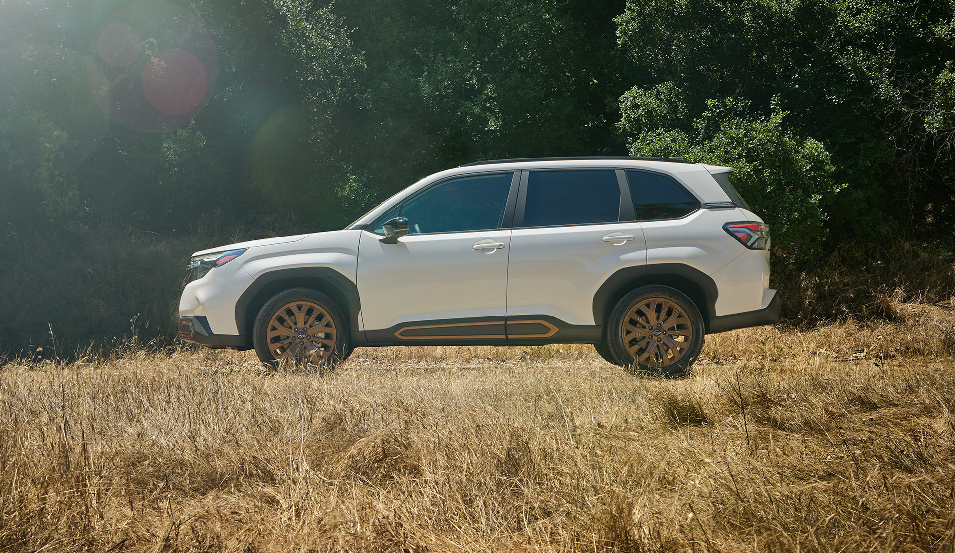 Side shot of the 2025 Subaru Forester Sport.
