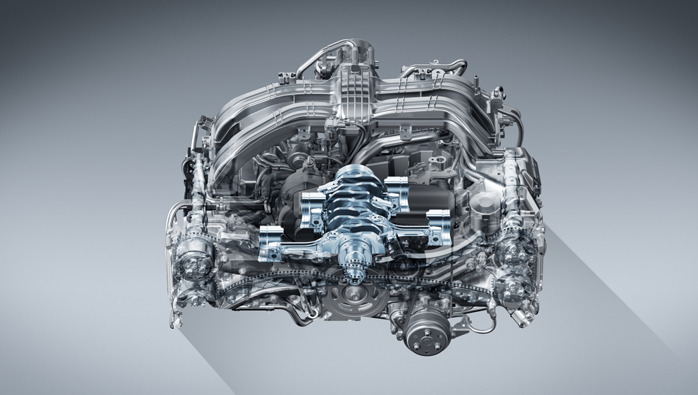 Subaru Forester Wilderness SUBARU BOXER® engine is linked to a new Lineartronic® CVT 