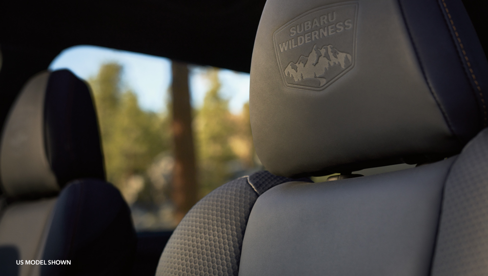 Subaru Forester Wilderness ultra-resilient soft-touch upholstery