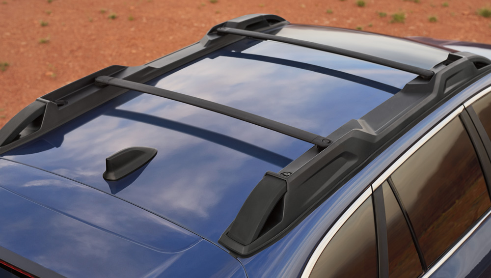 2022 Subaru Outback Roof Rails with Swing-in-place Crossbars