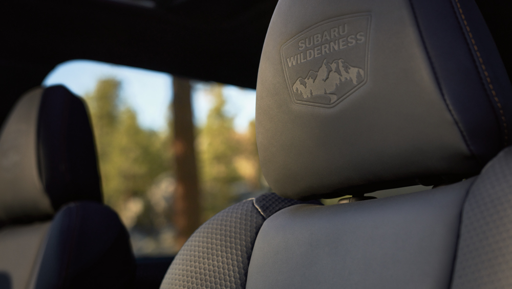 Subaru Forester Wilderness ultra-resilient soft-touch upholstery