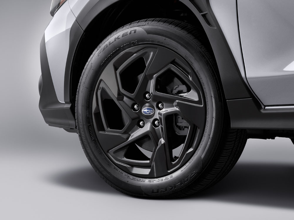 2024 Subaru Crosstrek 18-inch Black Aluminum Alloy Wheels