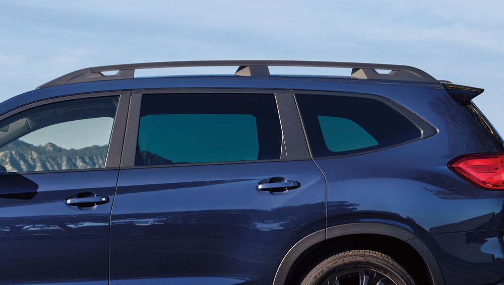 Close up of 2025 Ascent’s roof rails.