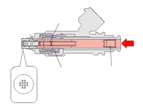 Subaru PZEV Injecteurs de carburant