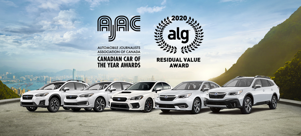 Image result for Subaru Canada Awarded Three 2020 Canadian Residual Value Segment Awards