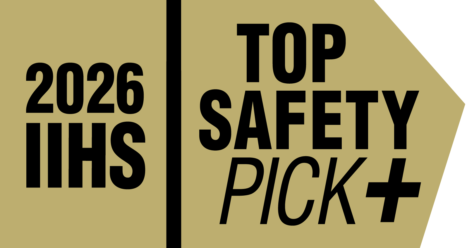 Top Safety Pick+ award badge