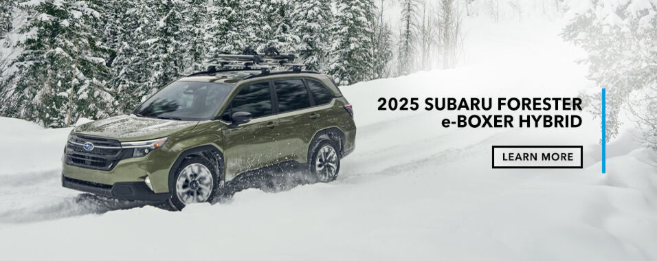 Announcing the All-New 2025 Subaru Forester e-BOXER Hybrid 