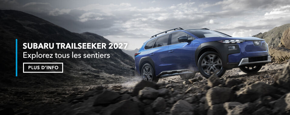 Voici la Subaru Trailseeker 2027 : le savoir-faire Subaru, entièrement électrifié.