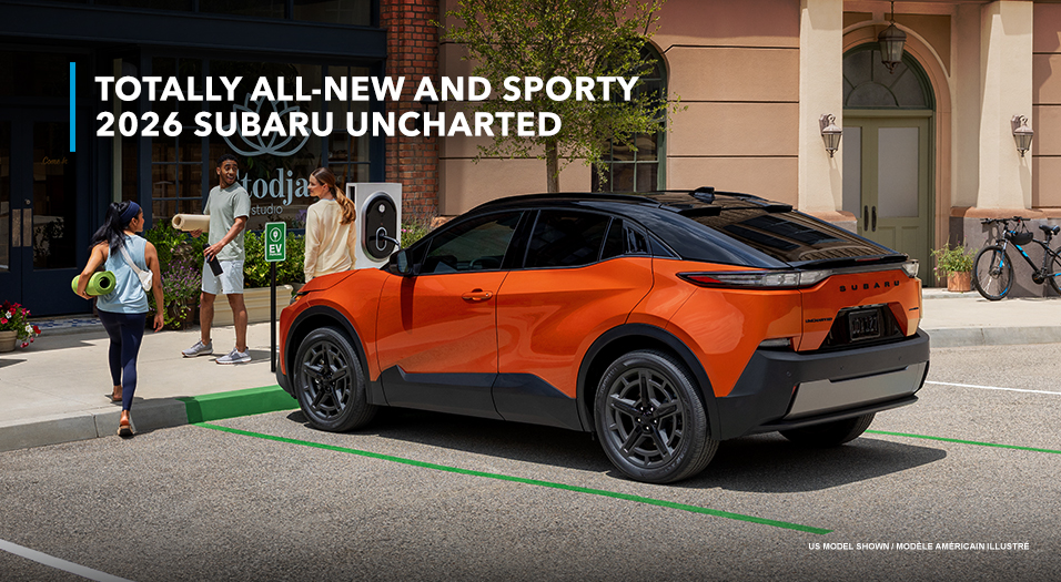Totally all-new and Sporty 2026 Subaru Uncharted