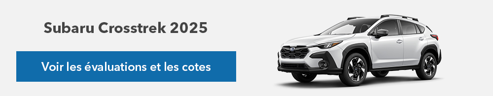 Voir l’évaluation et les cotes par Subaru Crosstrek 2025
