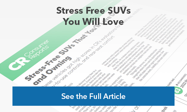 Stress-Free SUVs