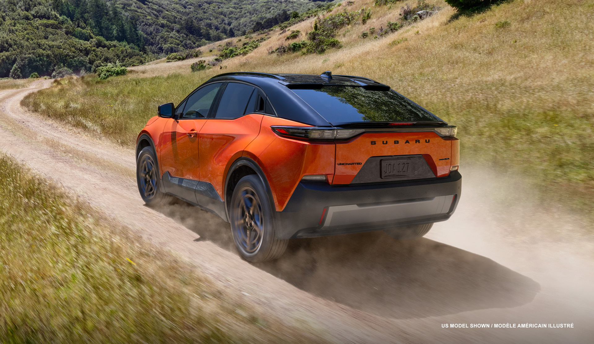 2025 Subaru Uncharted driving offroad.