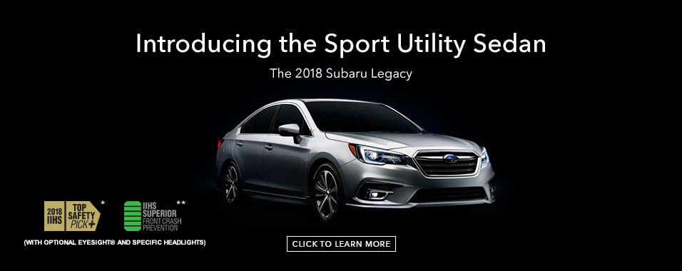 Introduction - 2018 Legacy - Subaru Canada